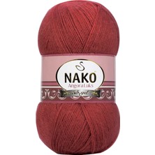 Angora Lüks El Örgü Ipi Bordo 6679