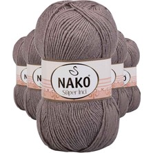 Kapamarka Nako Süper Inci El Örgü Ipi Vizon 2000 5 Ad. 100 Gr