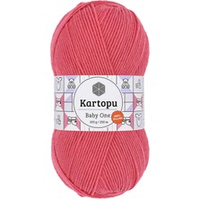 Baby One Tüylenmeyen El Örgü Ipi Yünü Pembe K254