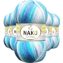 Kapamarka Nako Mini Batik Bebe El Örgü Ipi Okyanus 32455 5 Ad.