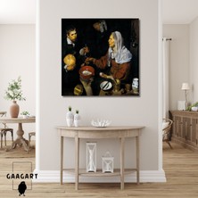Kare Kanvas Tablo Ünlü Eserler Diego Velázquez An Old Woman Cooking Eggs