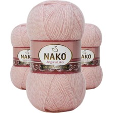 Kapamarka Angora Lüks El Örgü Ipi Powder 21356 3 Ad.