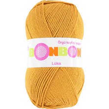 Lüks Patik Ipi Yünü Hardal 98415