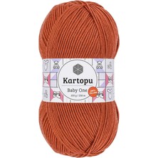Baby One Tüylenmeyen El Örgü Ipi Yünü Tarçın K1210