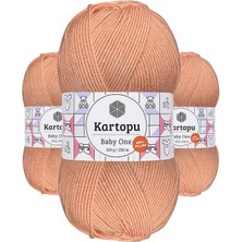 3 Adet Baby One Tüylenmeyen El Örgü Ipi Yünü Yavruağzı K253