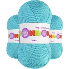 Kapamarka Lüks Patik Ipi Yünü Turkuaz 98238 3 Ad.