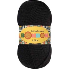 Lüks Patik Ipi Yünü Siyah 98206