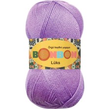 Lüks Patik Ipi Yünü Lila 98275