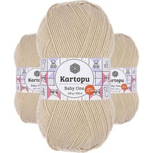 3 Adet Baby One Tüylenmeyen El Örgü Ipi Yünü Taş K855