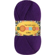 Lüks Patik Ipi Yünü Mor 98290