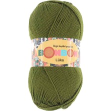 Lüks Patik Ipi Yünü Haki 98686