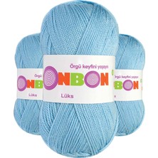 Kapamarka Lüks Patik Ipi Yünü Mavi 98231 3 Ad.