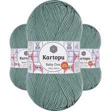 Kapamarka Baby One Tüylenmeyen El Örgü Ipi Yünü Azur K493 3 Ad.