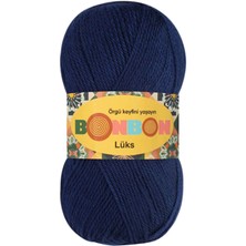 Lüks Patik Ipi Yünü Lacivert 98244