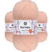 Kapamarka Baby One Tüylenmeyen El Örgü Ipi Yünü Pembe K699 3 Ad.