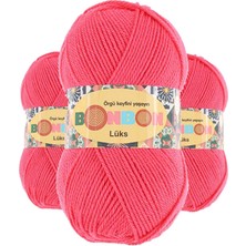 Kapamarka Lüks Patik Ipi Yünü Mercan 98299 3 Ad.