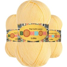 Kapamarka Lüks Patik Ipi Yünü Bebe Sarı 98292 3 Ad.