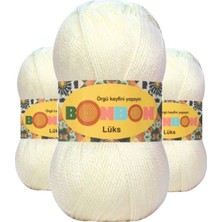 Kapamarka Lüks Patik Ipi Yünü Ekru 98300 3 Ad.