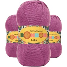 Kapamarka Lüks Patik Ipi Yünü Mor 98402 3 Ad.