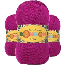 Kapamarka Lüks Patik Ipi Yünü Fuşya 98403 3 Ad.