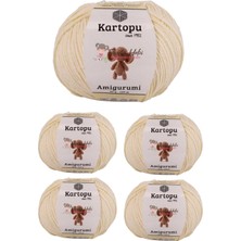 5 Adet Amigurumi El Örgü Ipi 50GR 037