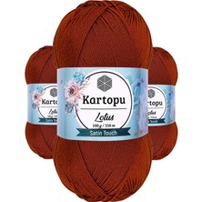 Kapamarka Lotus Bikini Büstiyer Bluz Örgü Ipi K834 Taba 3 Ad.