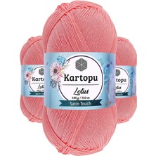 3 Adet Lotus Bikini Büstiyer Bluz Örgü Ipi  K766 Gül Pembe