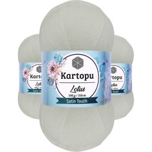 3 Adet Lotus Bikini Büstiyer Bluz Örgü Ipi  K010 Beyaz