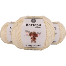 3 Adet Amigurumi El Örgü Ipi 50GR 037