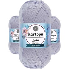 3 Adet Lotus Bikini Büstiyer Bluz Örgü Ipi  K714 Gri