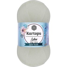 Lotus Bikini Büstiyer Bluz Örgü Ipi  K010 Beyaz