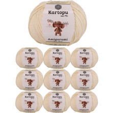 10 Adet Amigurumi El Örgü Ipi 50GR 037