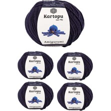 5 Adet Amigurumi El Örgü Ipi 50GR 630