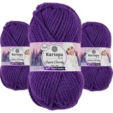 Kapamarka Super Chunky Kalın Kışlık El Örgü Ipliği K725 3 Ad. 100 Gr