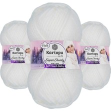 Kapamarka Super Chunky Kalın Kışlık El Örgü Ipliği K010 3 Ad. 100 Gr