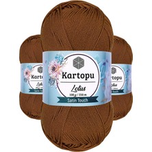 Kapamarka Lotus Bikini Büstiyer Bluz Örgü Ipi K840 Koyu Hardal 3 Ad.