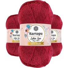 Kapamarka Lotus Lux Bikini Büstiyer Bluz Simli Örgü Ipi K141 Fuşya 3 Ad.