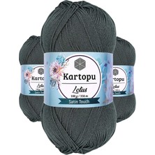 3 Adet Lotus Bikini Büstiyer Bluz Örgü Ipi  K944 Füme