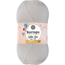 Lotus Lux Bikini Büstiyer Bluz Simli Örgü Ipi K010 Beyaz