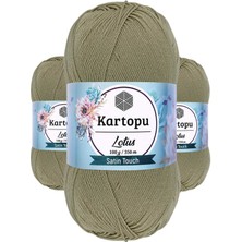 3 Adet Lotus Bikini Büstiyer Bluz Örgü Ipi  K874 Bej