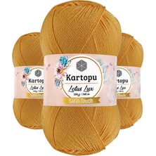 Kapamarka Lotus Lux Bikini Büstiyer Bluz Simli Örgü Ipi K318 Koyu Sarı 3 Ad.