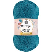 Lotus Lux Bikini Büstiyer Bluz Simli Örgü Ipi K512 Turquaz