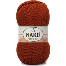 Süper Inci El Örgü Ipi 100 gr Kiremit 6679