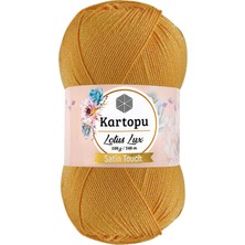 Lotus Lux Bikini Büstiyer Bluz Simli Örgü Ipi K318 Koyu Sarı