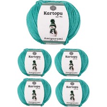 5 Adet Amigurumi El Örgü Ipi 50GR 418