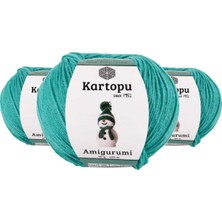 3 Adet Amigurumi El Örgü Ipi 50GR 418