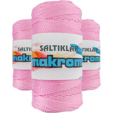 Kapamarka Polyester Makrome Ipi 1545 Pembe 3 Ad. 100 Gr