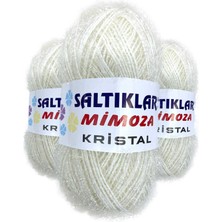 3 Adet Mimoza Kristal Işıltılı Şal Patik Yelek Ipi 64