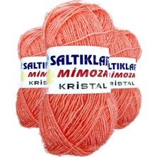 3 Adet Mimoza Kristal Işıltılı Şal Patik Yelek Ipi 19