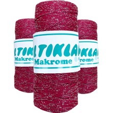 Kapamarka Polyester Simli Makrome Ipi SG-1845 3 Ad.